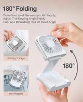 Ventilador De Cuello Portátil Recargable USB Con 4 Velocidades Ajustables Y Bajo Ruido Alta Durabilidad Disipación Rápida De Calor Sin Ruido Fresador De Aire - details 3