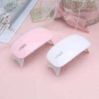 Lámpara De Secado De Uñas Mini USB Con Interfaz De Doble Uso Lámpara De Pastelillo Plegable Para Uñas LED Material PP - details 2