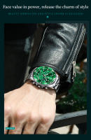 Reloj De Hombre OLEVS Luuminous Business Fashion Luxurio Con Fase Lunar Y Fecha Resistente Al Agua De Acero Inoxidable Y Manos Luminosas Reloj De Cuarzo - details 2