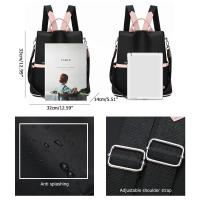 Mochila antirrobo ligera Simple para mujer, bolso de hombro impermeable de tela Oxford，Mochila Pequeña Para Mujer Bolsa De Hombro De Viaje Mini Rucksack Casual - details 4