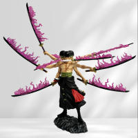 Figura De Acción Zoro Clásica One Piece Roronoa Zoro Modelo Flow Shura Serie 40cm PVC Adorno De Escritorio Juguetes GK Regalos Para Hombres Y Mujeres - details 2