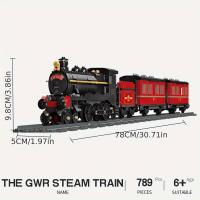 Bloques De Construcción Creativos De Tren De Vapor Serie Para Niños Modelo DIY Ideal Para Regalo Navideño De Ciudad - details 9