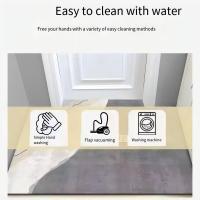 VIKAMA Alfombra De Cocina Y Baño De Cristal Lavable Antideslizante Absorbente Para Piso Del Baño Alfombrilla De Cocina - details 12