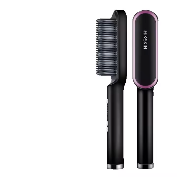 Hair Straightener Comb Matte Black - 1