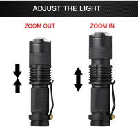 Linterna LED Portátil Ultra Brillante 18650 14500 L2 T6 Q5 Con Enfoque Ajustable Para Camping Y Emergencias Luz Exterior - details 7