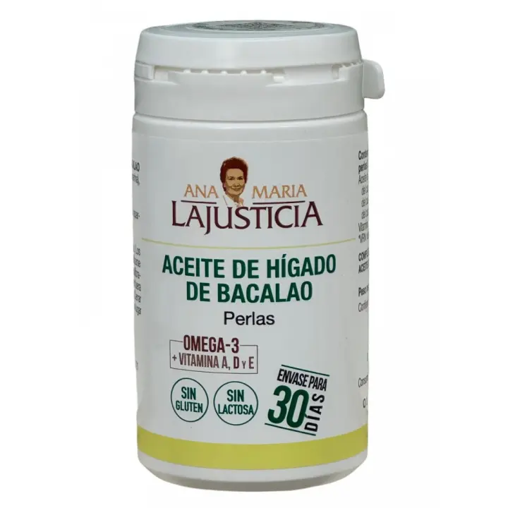 Aceite de Hígado de Bacalao 90 perlas de Ana Maria Lajusticia - 1