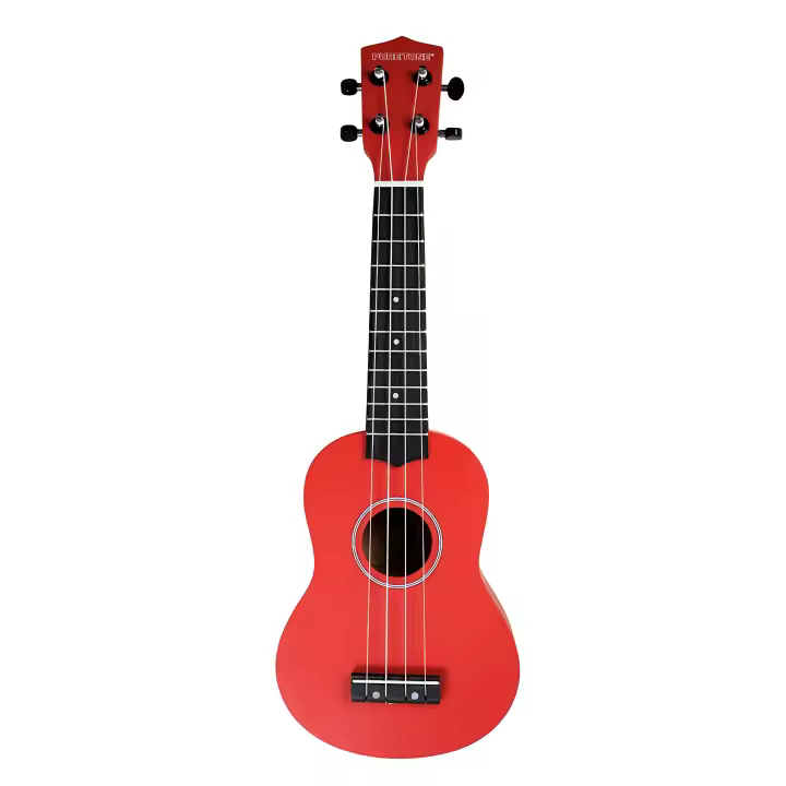 Ukelele Soprano Pure Tone (Pack KUS15) (Color Rojo) Incluye: Ukelele, Funda y Metodo en Ingles - 1