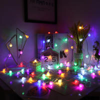 Luces De Cadena LED Para Decoración De Jardín Fiesta De Navidad Boda Dormitorio Garlands De Lámparas Fairy Con Caja De Batería - details 6