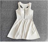Falda De Tenis Casual Con Cierre Por Medio Zapado Ropa Deportiva Antideslizante Alta Cintura Ajustada Golf Yoga Vestido De Mujer - details 6