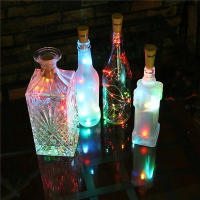 Luz Solar Para Botella De Vino Con Tapa Y Luces De Hilo LED Guirnalda De Luces Faeiras Para Fiesta De Navidad Boda Bar Decoración Lámpara De Hilo Cobre - details 0
