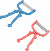 2 Pieces Facial Hair Remover 3 Row Handheld Spring Beauty Epilator Tool Beauty Tools - details 2