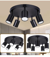Lámpara De Techo LED Para Dormitorio Pasillo Tienda TOP Candelabro Repuesto Bombilla GU10 Luz De Punto Ajustable Iluminación - details 4