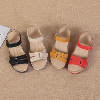 SP Sandalias de mujer de nuevo estil con Tacones de cuña, Suela Gruesa con Velcro, Talla big, sandalias de una Tira en stock, - details 33