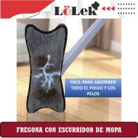 Mopa Fregona de Piso con Escurridor Automático y Palo de Acero | Limpieza Eficiente para el Hogar | Diseño Resistente | Apta para Todo Tipo de Suelos - details 3
