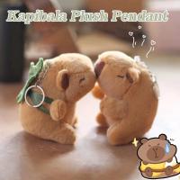 Llavero De Peluche Kawaii Capibara Con Tortuga Juguete De Simulación De Muñeca Creativa Regalo De Cumpleaños Para Adultos Material De Algodón PP - details 1