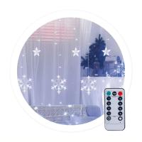 CORTINA LED ESTRELLAS Y COPOS GSC EVOLUTION USB CON MANDO - LUZ FRIA Y CALIDA - 3.5 METROS - IP44 - details 1
