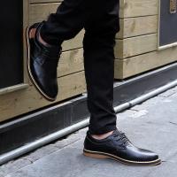 Zapatos De Lona Genuina Para Hombre Moda Casual Brogues Lace up Talla Grande 38-48 Marca De Lujo Mocasines Loafers Comodidad Primavera/Otoño - details 15