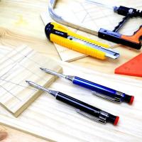 Set De Lápices Mecánicos De Metal Para Carpinteros Con Afilador Integrado Y Líneas De Recambio Herramientas De Dibujo Y Marcado Profundo - details 7
