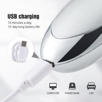 Masajeador de Rodillos para Microondas Herramienta de Relajación y Adelgazamiento para Todo el Cuerpo Estimulación de Masaje con Vibración Dispositivo Eléctrico de Levantamiento de Cara para Piel Normal - details 6