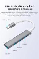 Hub USB 4-en-1 Portátil Expansor De Puertos Con Transferencia De Datos Rápida Para PC Impresora Ratón Notebook USB 3.0 USB 2.0 - details 1