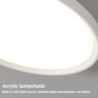 Lámpara De Techo Moderna LED Para Pasillo Baño Dormitorio Material ABS Y Acero Iluminación Diaria Fuente De Luz LED 220V - details 9