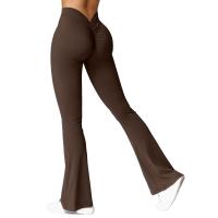 Leggings De Yoga Para Mujer Fitness Running Gimnasio Deportes Pantalones Completo Elasticidad Algodón Poliéster Cierre Elástico - details 2