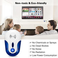 Repelente Eléctrico De Mosquitos Ratones Y Aves Para El Interior Control Anti-Caracoles Seguro Para Mascotas Y Niños - details 0