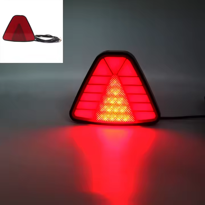 Luz De Freno Piloto LED Dinámica Universal Para Coche Moto Seguridad Reversa Estroboscópica Luz Trasera De Auto BBA 12V - 1