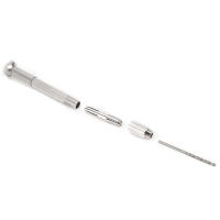 Mini Taladro Portátil Con Chorro Sin Llave + 10 Piezas De Brocas HSS 0.8mm-3.0mm Para Fabricación De Joyas Epoxy Artesanía De Madera Herramientas Manuales - details 5