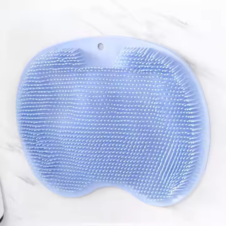Alfombra Exfoliante De Ducha Premium Para Piel Más Suave Y Suave Accesorio De Baño Ecológico Medidas Approx 15cm X 10cm - 1