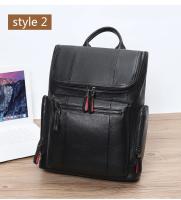 Mochila De Cuero Auténtico Crocodilo Para Laptop De 15.6 Pulgadas Hombres Viaje Impermeable Grande Para Adolescentes Escuela Bolsa De Viaje Preppy Style - details 4