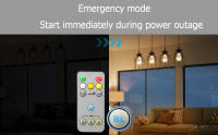 Bombilla De Emergencia Recargable 9W E27 Base USB/220V Doble Carga Luz De Rescate Para El Hogar O Exteriores Certificación Ce UN38.3 - details 1