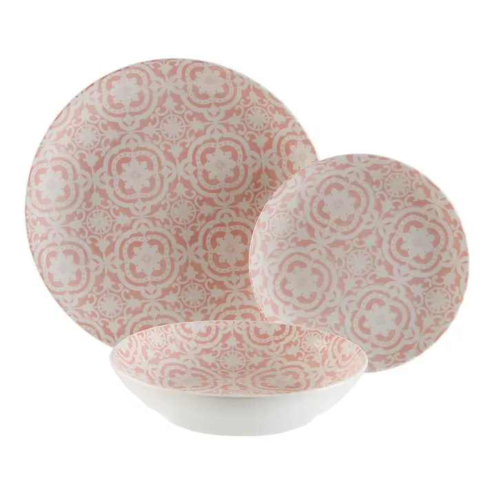 Versa Vajilla Porcelana Ciryl Rose 18 Piezas - 1