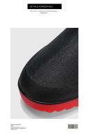 Botas De Lluvia Para Hombres Negras Impermeables Cuatro Estaciones Camping Al Aire Libre Pesca Zapatos De Trabajo Con Tubo Corto Para Lavado De Coche - details 6