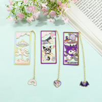 Marcapáginas De Halloween Naught Kuromi Clips De Papel De Metal Regalos Para Amantes Del Dibujado Animado Coleccionables - details 0