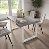 Skraut Home - Mesa Consola Extensible - Tapa - 58/140x90x73cm - Práctica y Versátil - Estilo Moderno - Fácil Montaje - details 0