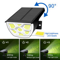 Luces Solares Para Paisaje IP65 Impermeables Con 3 Modos Luz Solar Para Jardín Camino 72/68 LED Modernas Para Exterior - details 15