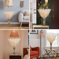 90/120cm Pampas Artificial En Broche Flor Artificial Para Decoración De Habitaciones Jardín Boda Exterior Simulación De Planta De Rama - details 4