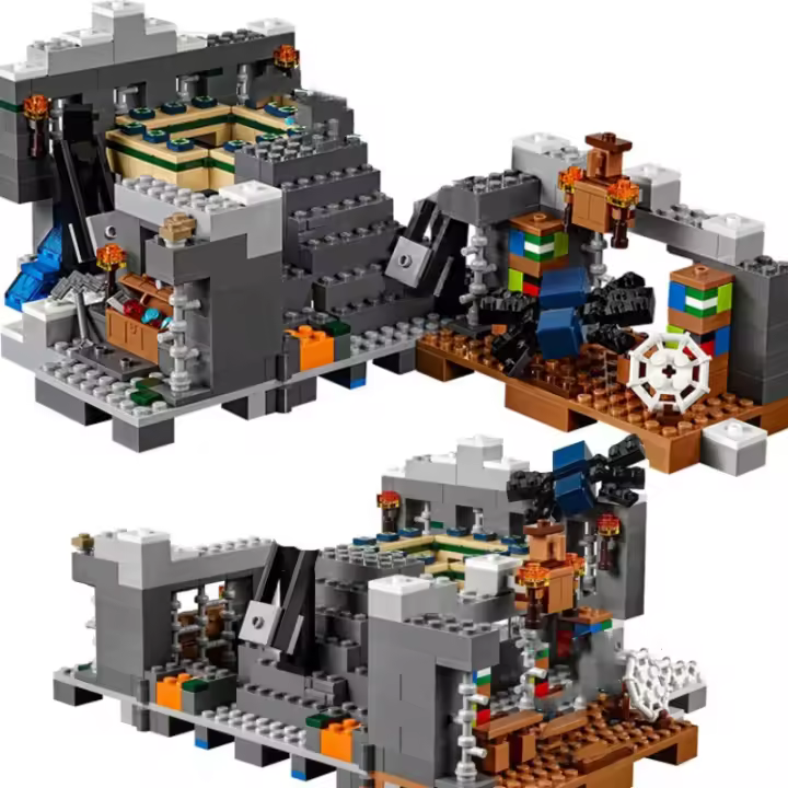 Bloques De Construcción DIY Para Niños 500+ Pcs Modelo Del Portal Final Bloques Compatible Con Lego Material Plástico Juguete Educativo - 1