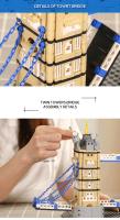 Bloques De Construcción Educativos Serie De Edificios De Renombre Mundial Puente De Dos Torres WG4219 Juguetes Para Niños - details 6