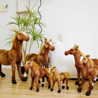 Muñeco De Peluche Caballo Realista 28cm Juguete Clásico De Alta Calidad Para Regalo De Cumpleaños Material Coton PP Adecuado Para Todas Las Edades - details 7