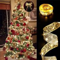 Luces De Enredadera LED Para Decoración De Navidad Y Año Nuevo Adornos Para Árbol De Navidad Y Hogar Cuerda De Luz De Navidad Multicolor Tamaño 2M 5M 10M - details 0
