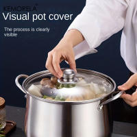 Olla De Acero Inoxidable Para Sopa Gran Capacidad Para Cocinar Fideos Y Pollo Estilo Universal Para Fogón Y Cococitor Inducción - details 5