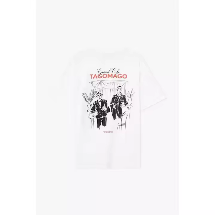Pompeii Camiseta Hombre Café Tagomago - 1