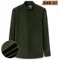 Camisa Larga De Manga Para Hombre Algodón Puro Corduroy Retro Resistente a Rasguños Y Desgaste Ropa Casual Social Diaria - details 11