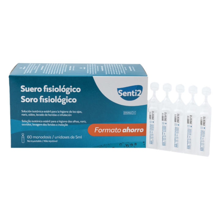 Senti2 physiological serum 60 single dose