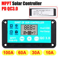 Controlador De Carga Solar MPPT 10A 12V/24V Protección Múltiple Regulador De Panel Solar Pantalla LCD Cargador De Batería 3.0 Rápido - details 0