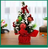 Decoración De Árbol De Navidad De 20 Cm Para Mesa Regalos Para Fiesta De Año Nuevo Adornos Para Fiesta Y Decoración De Mesa - details 2