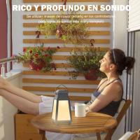 Altavoz Bluetooth Inalámbrico, Luz Nocturna RGB, Luz Rítmica, Luz Respirante, IP65, 8 Modos De Luz, 4 Niveles De Brillo, Sync hasta 100, Ideal para Ruido Blanco, Sueño, Regalo, Echo Dot (1 Par) - details 2