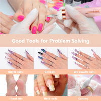 YIKOOLIN Máquina De Uñas Eléctrica 5 En 1 Con Luz Portátil Mini Herramientas De Manicura Para Eliminación De Gel - details 3